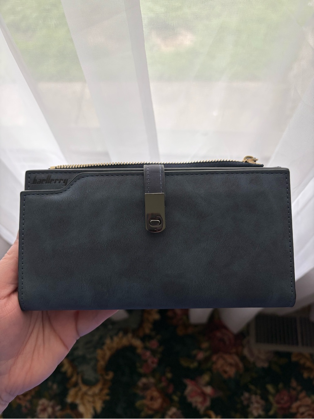 Dark Jean Blue Women's Zip Wallet